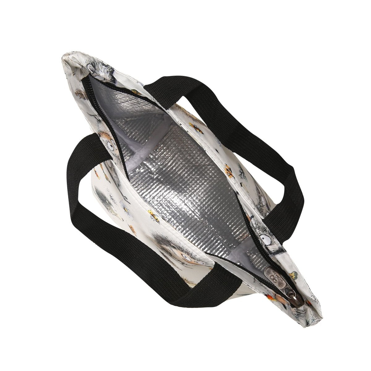 Eco Chic Lightweight Foldable Lunch Bag Whimsy Hedgehogs - RUTHERFORD & Co
