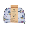 Eco Chic Lightweight Lilac Foldable Mini Backpack Blue Tits