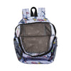 Eco Chic Lightweight Lilac Foldable Mini Backpack Blue Tits