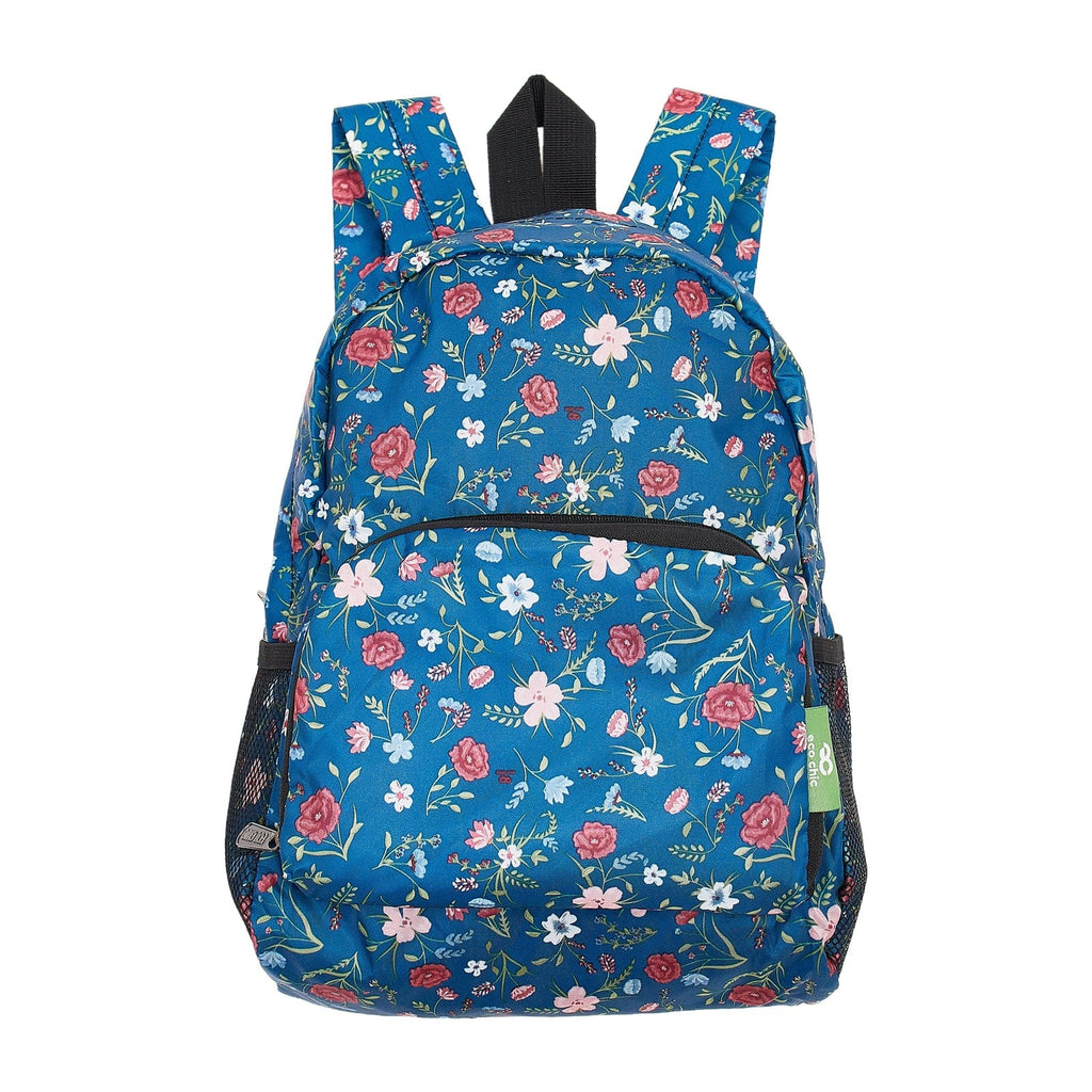 Eco Chic Lightweight Foldable Mini Backpack Floral