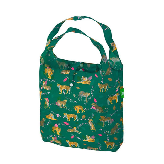 Eco Chic Lightweight Foldable Reusable Shopping Bag Big Cat - RUTHERFORD & Co