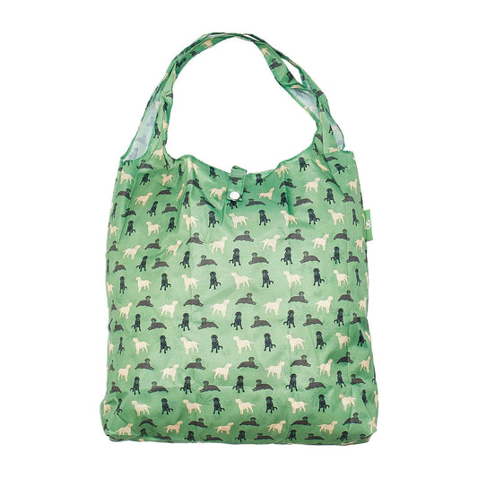 Lightweight Foldable Reusable Shopping Bag Labradors