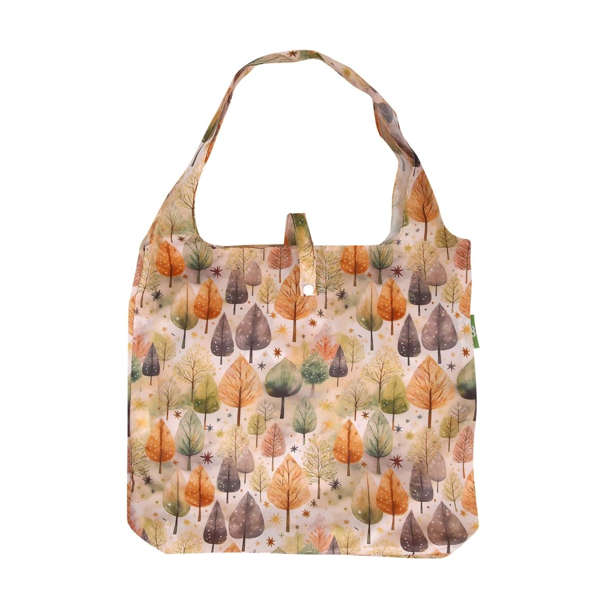 Eco Chic Lightweight Foldable Reusable Shopping Bag Rhythm of Trees - RUTHERFORD & Co