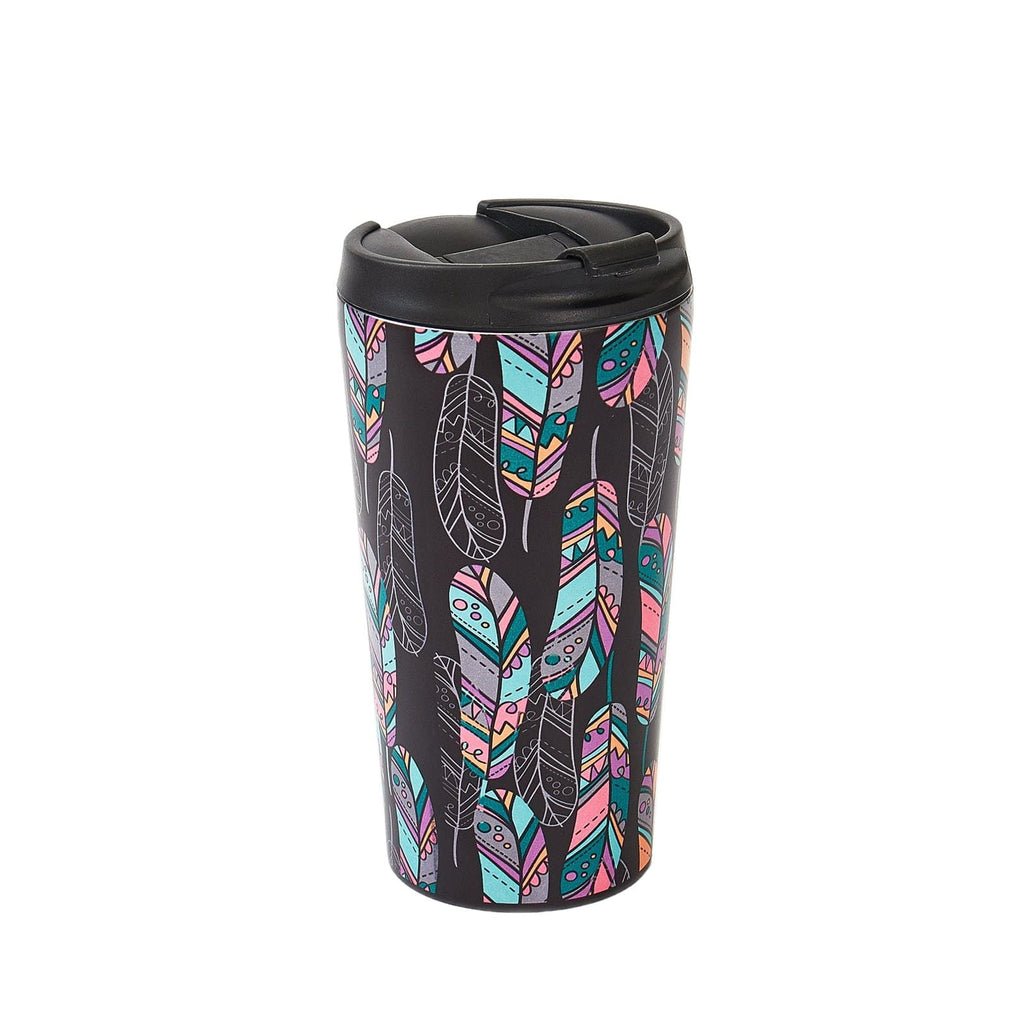 Eco Chic Thermal Coffee Cup Feather - RUTHERFORD & Co