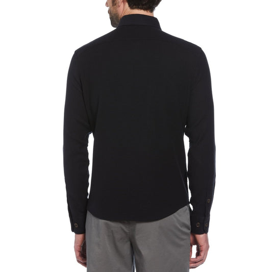 Ecovero™ Blend Loop Back Overshirt - RUTHERFORD & Co