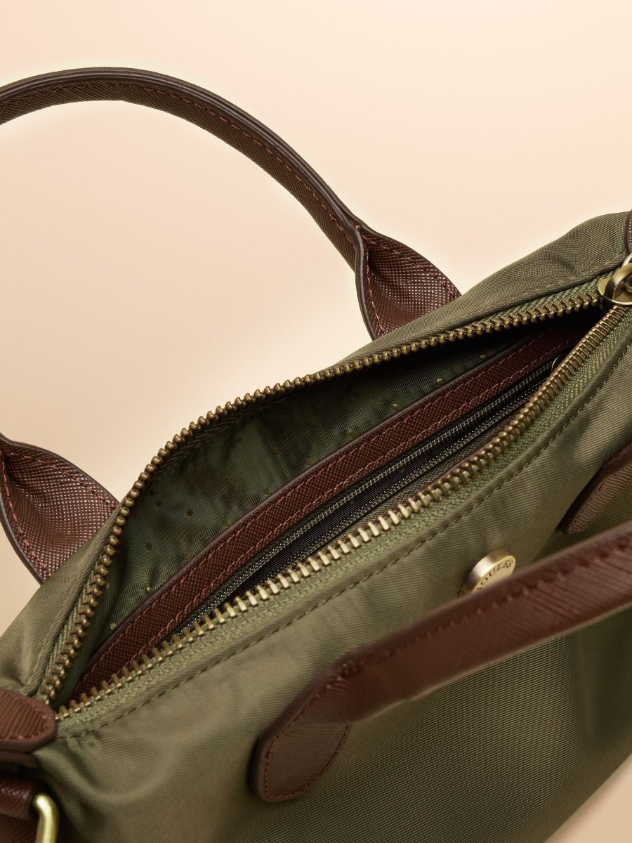 Edie Khaki Green Cross Body Bag - RUTHERFORD & Co