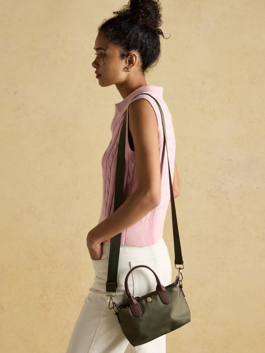 Edie Khaki Green Cross Body Bag - RUTHERFORD & Co