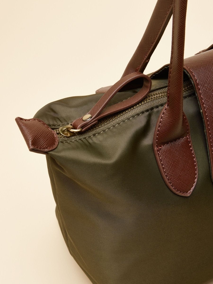 Edie Khaki Green Shopper bag - RUTHERFORD & Co