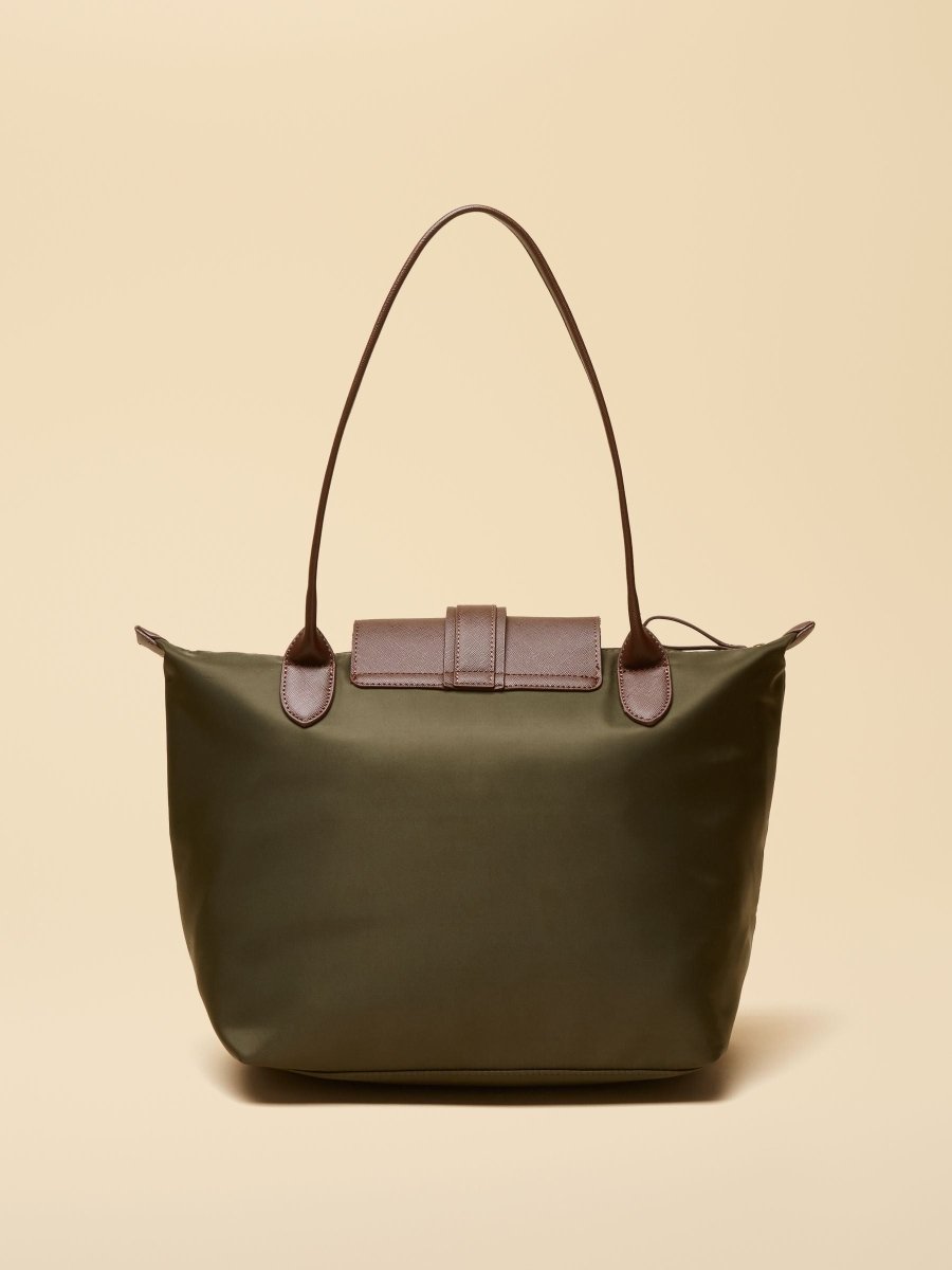 Edie Khaki Green Shopper bag - RUTHERFORD & Co