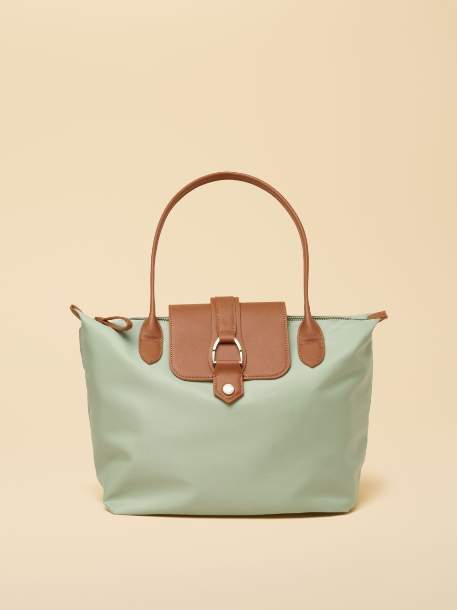 Edie Light Green Tote Shoulder Bag - RUTHERFORD & Co