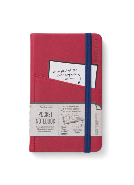 Bookaroo Notebook (A6) Dark Red