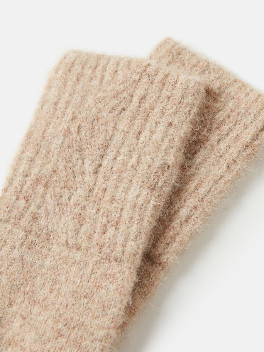 Effie Camel Knitted Gloves - RUTHERFORD & Co
