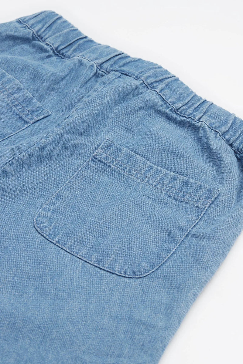 ELEANOR DENIM CULOTTES - RUTHERFORD & Co