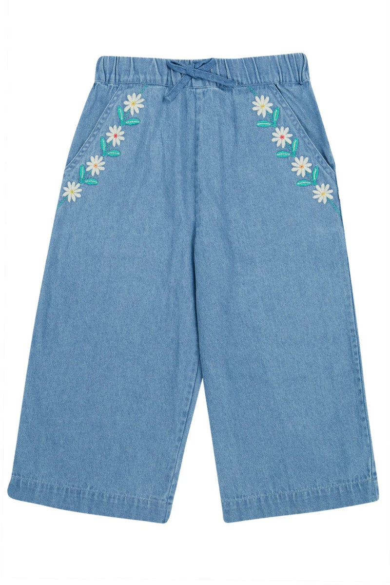 ELEANOR DENIM CULOTTES - RUTHERFORD & Co