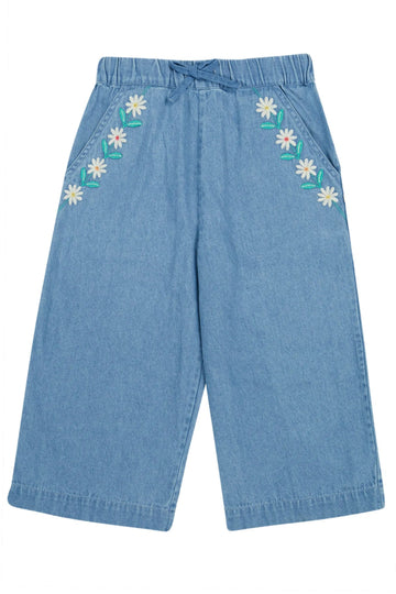 ELEANOR DENIM CULOTTES - RUTHERFORD & Co