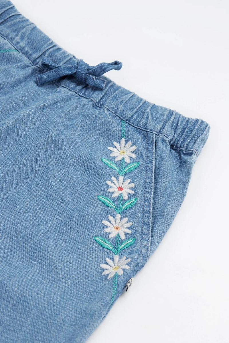 ELEANOR DENIM CULOTTES - RUTHERFORD & Co