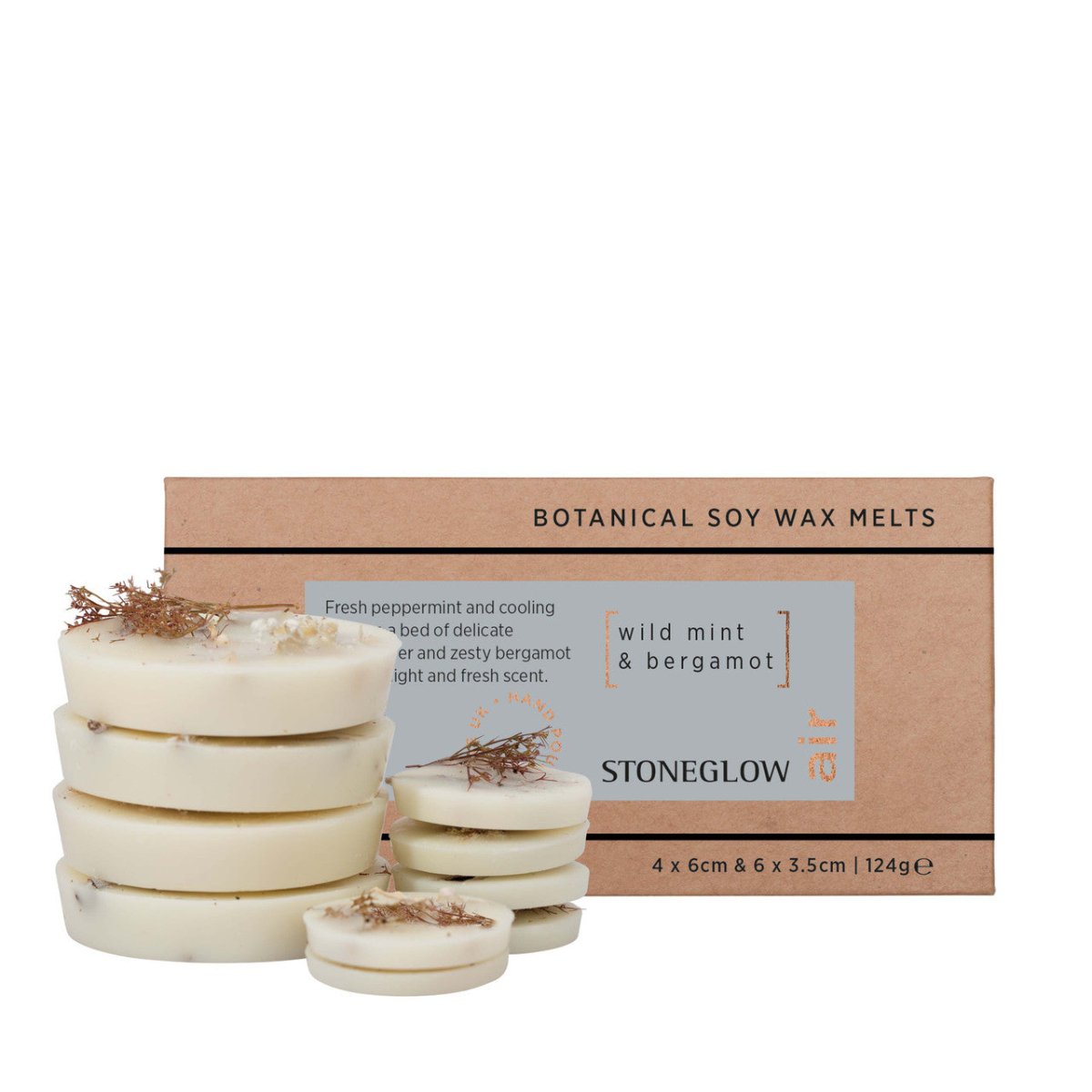 Elements - Air - Wild Mint & Bergamot - Botanical Soy Wax Melts - RUTHERFORD & Co