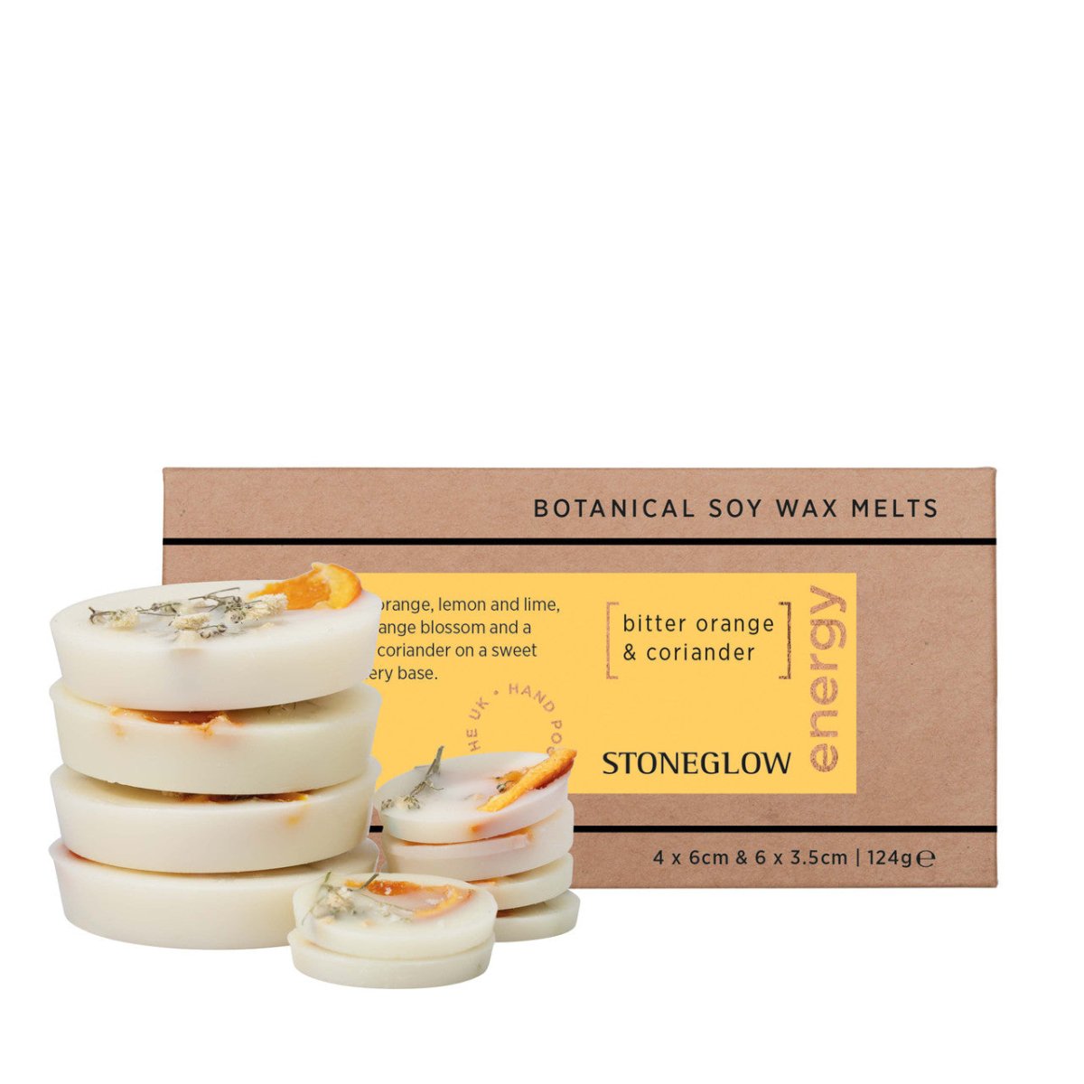 Elements - Energy - Bitter Orange & Coriander - Botanical Soy Wax Melts - RUTHERFORD & Co