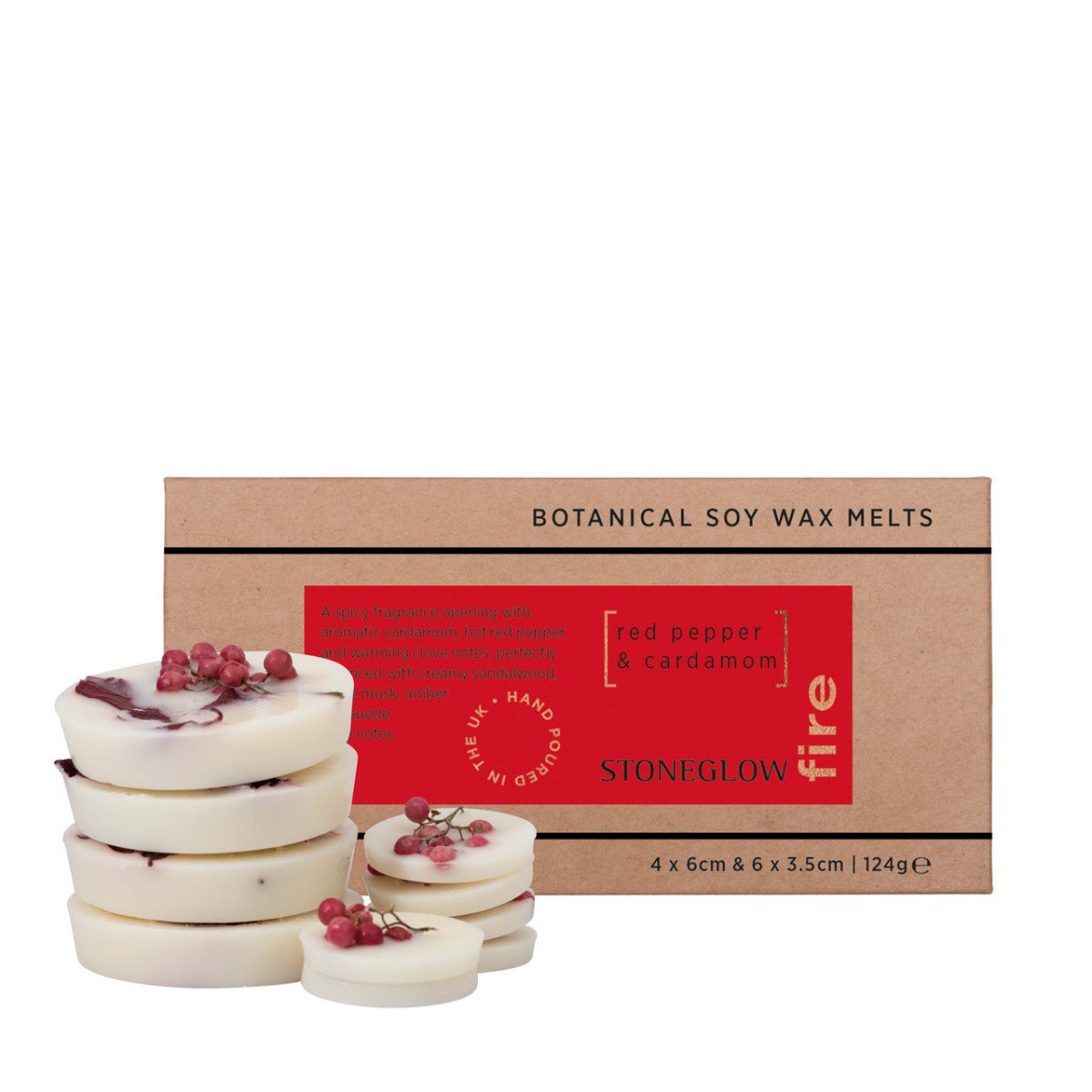 Elements - Fire - Red Pepper & Cardamom - Botanical Soy Wax Melts - RUTHERFORD & Co