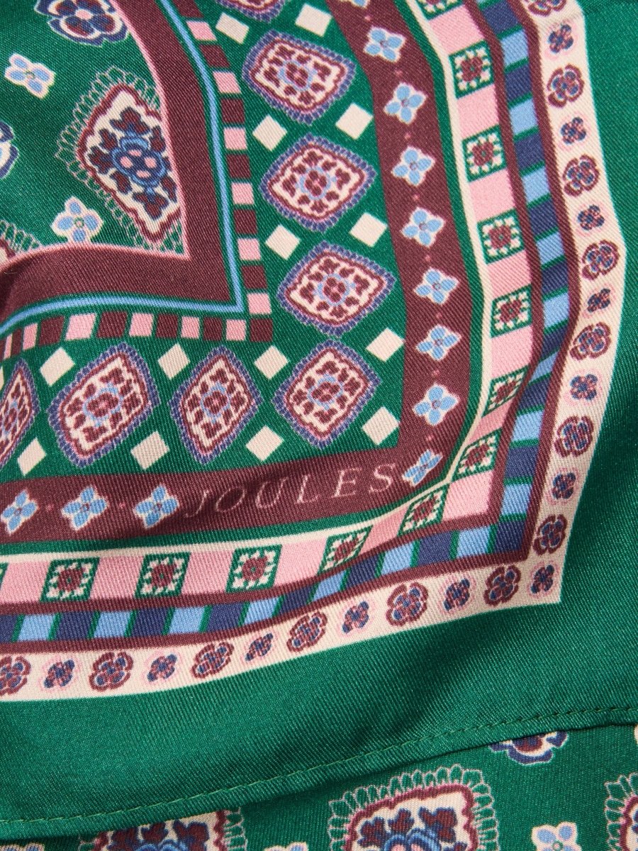 Elsie Green 100% Silk Square Scarf - RUTHERFORD & Co