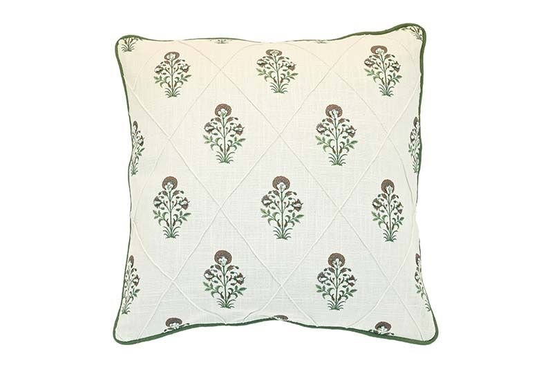 Embroidered brantwood cushion - RUTHERFORD & Co