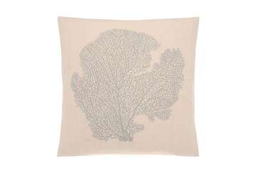 Embroidered Coral Cushion Cover - RUTHERFORD & Co