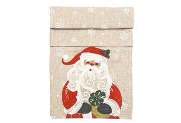 Embroidered Father Christmas Runner - RUTHERFORD & Co