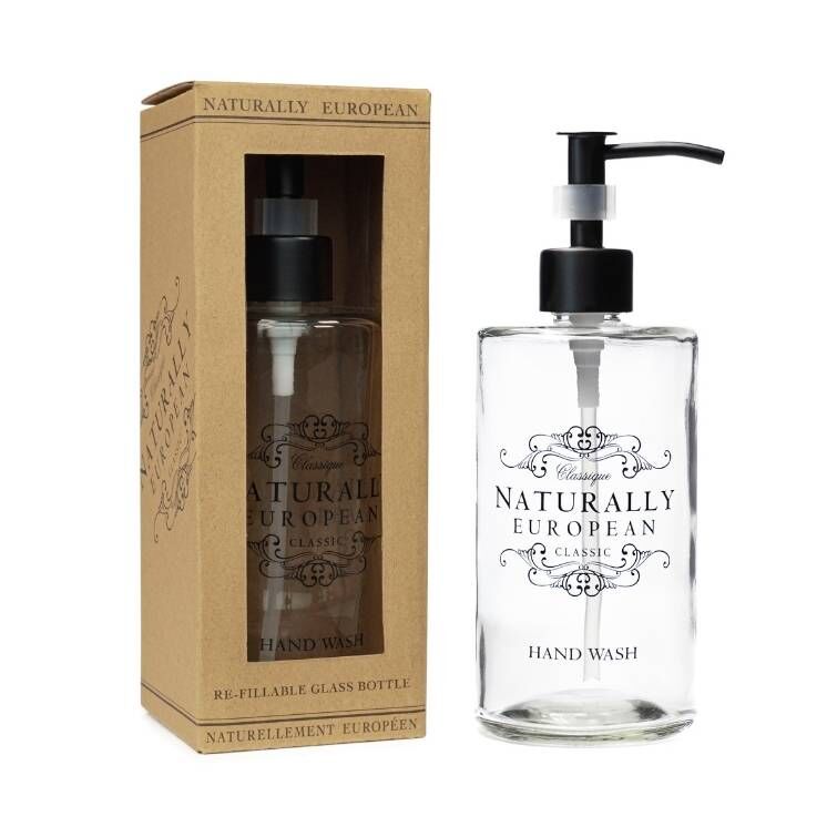 Empty Glass Hand Wash Bottle 500ml - RUTHERFORD & Co