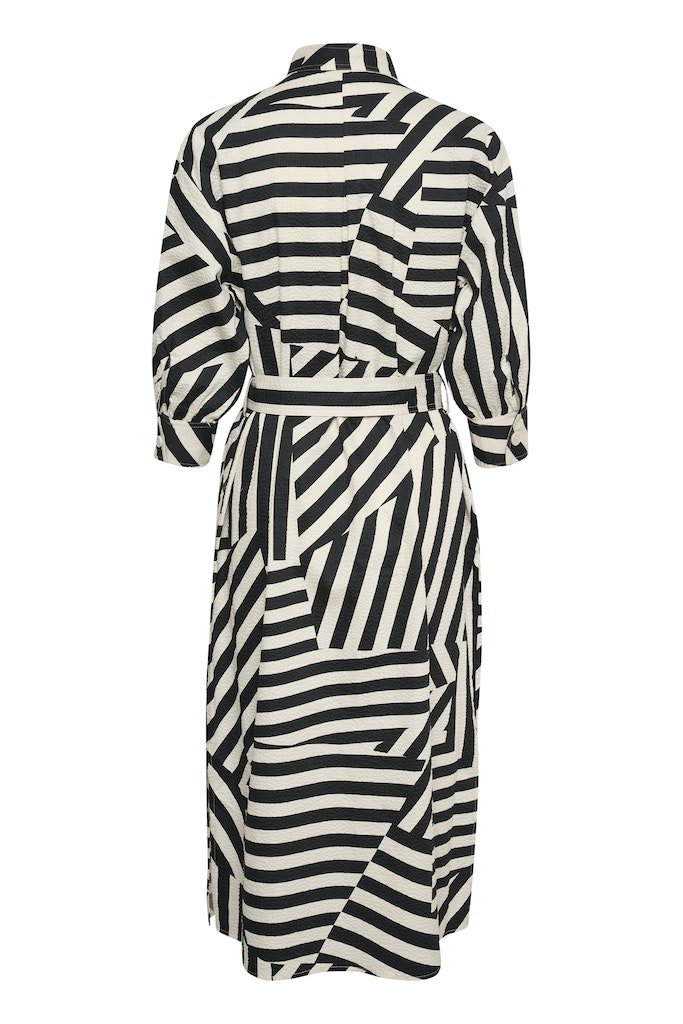 EnaPW Dr Dress - Deconstructed Stripe - RUTHERFORD & Co
