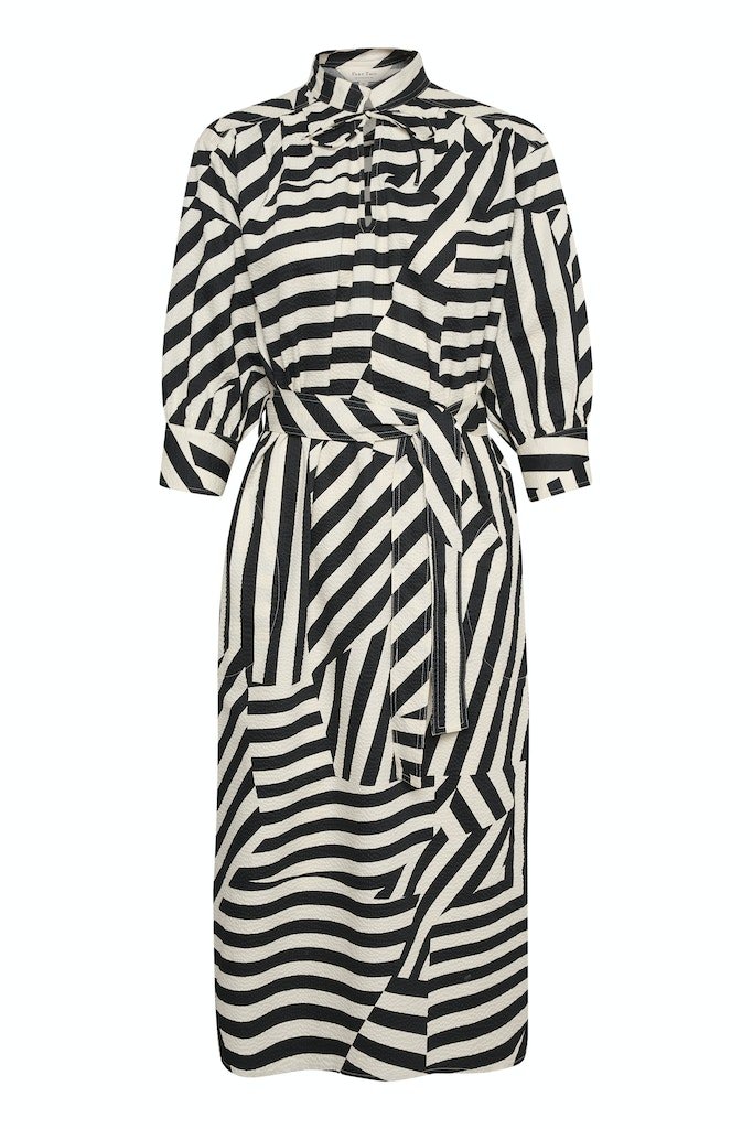 EnaPW Dr Dress - Deconstructed Stripe - RUTHERFORD & Co