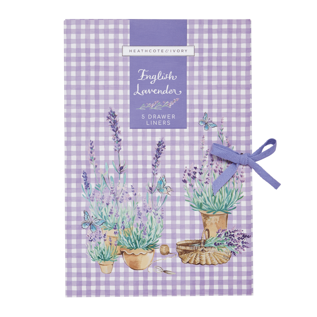 English Lavender Drawer Liners - RUTHERFORD & Co