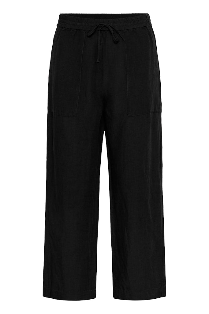 EniolasPW Pa Trousers - Black - RUTHERFORD & Co