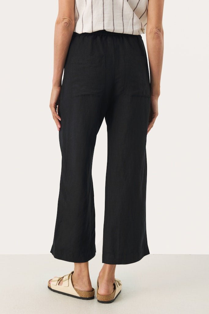 EniolasPW Pa Trousers - Black - RUTHERFORD & Co