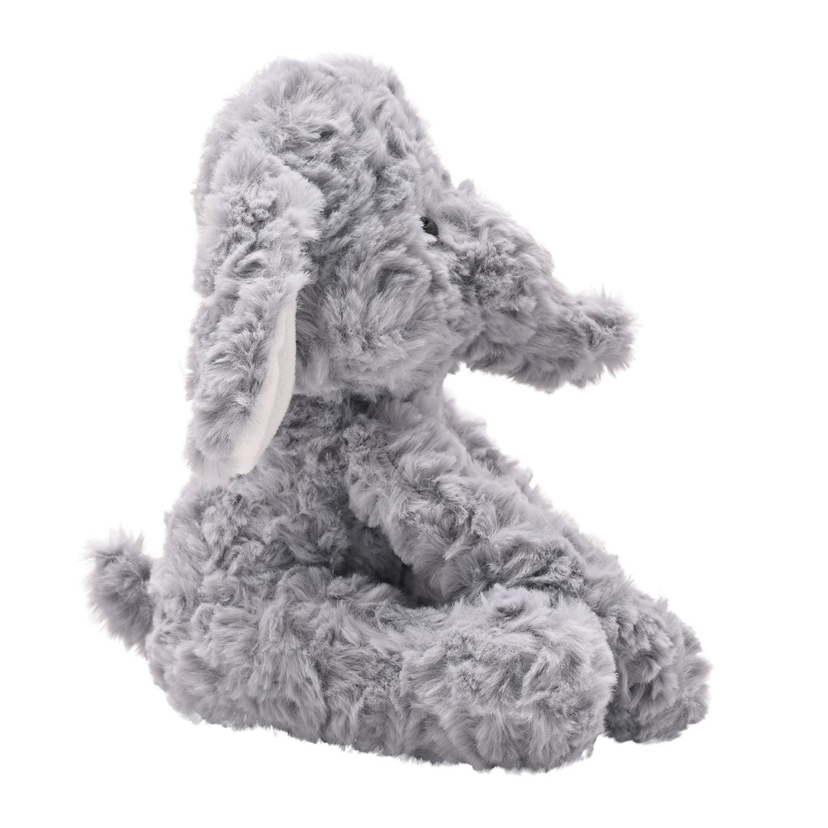 Ethel The Plush Sitting Grey Elephant 22 cm - RUTHERFORD & Co