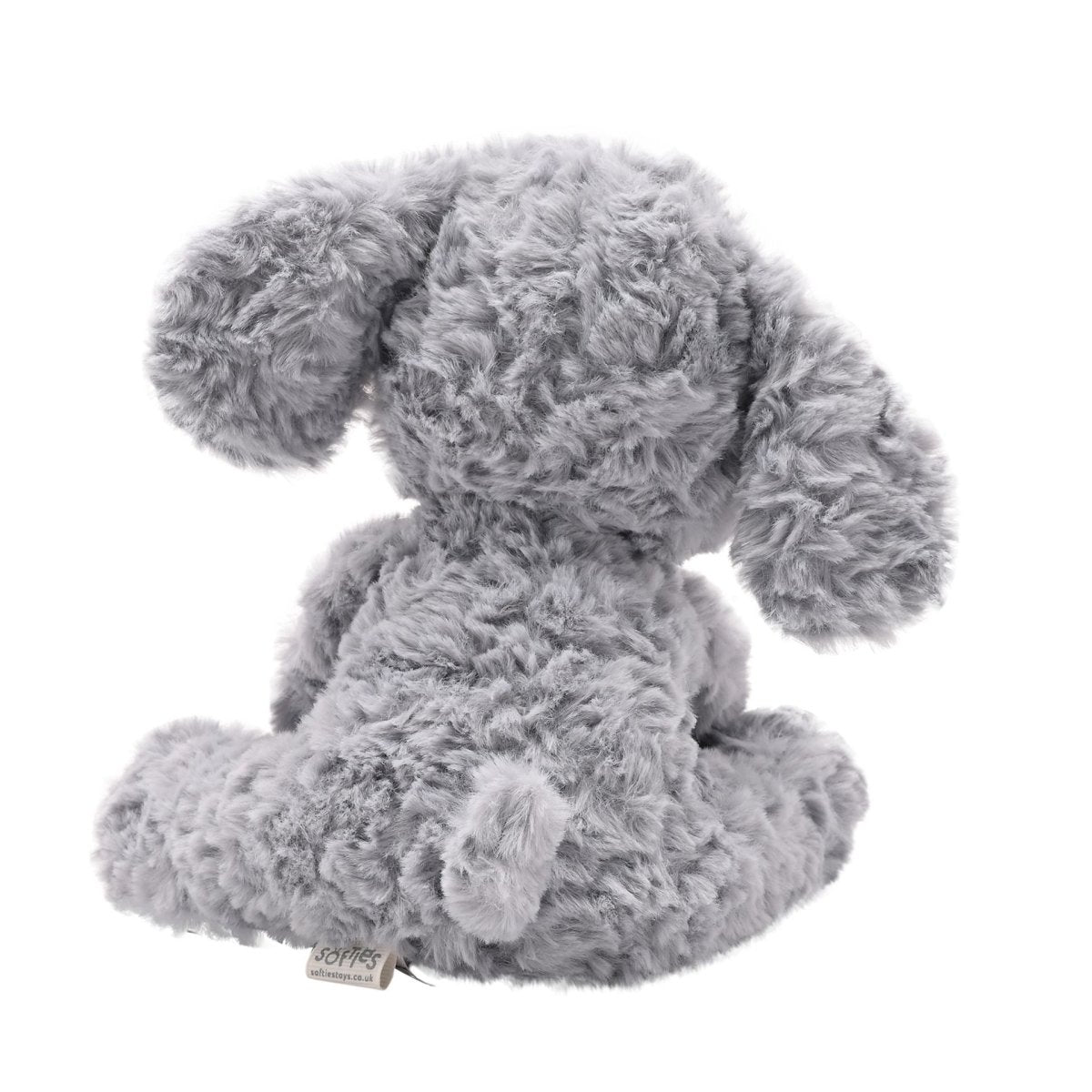 Ethel The Plush Sitting Grey Elephant 22 cm - RUTHERFORD & Co