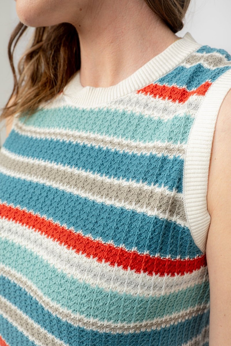 Eva Organic Cotton Knitted Tank - RUTHERFORD & Co