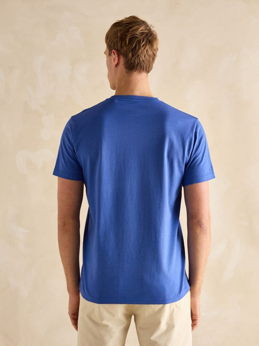 Everyday Dark Blue Crew Neck T-Shirt - RUTHERFORD & Co