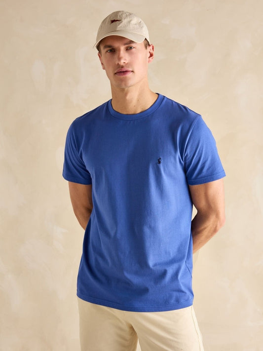 Everyday Dark Blue Crew Neck T-Shirt - RUTHERFORD & Co