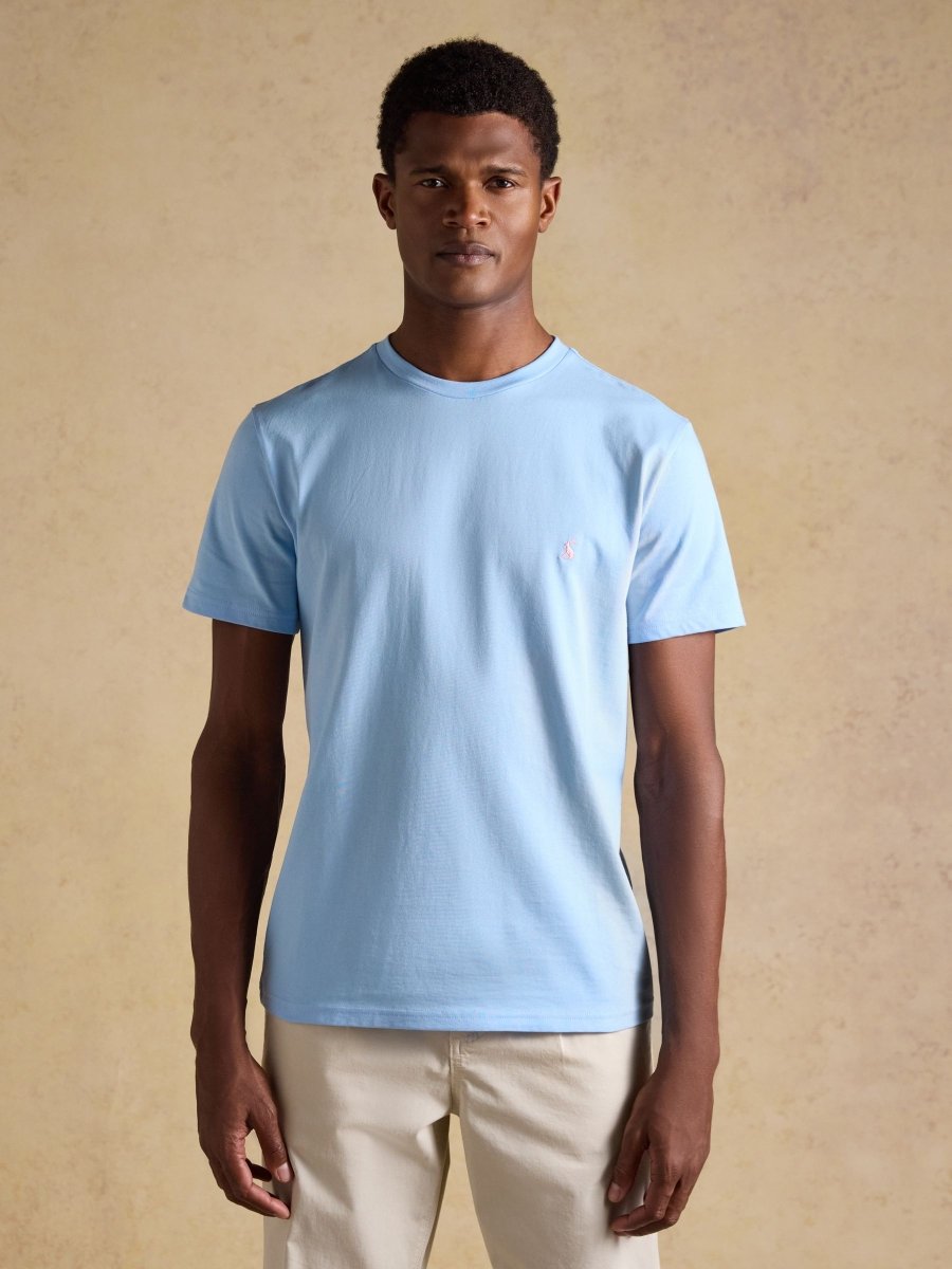 Everyday Light Blue Classic Fit Cotton T-Shirt - RUTHERFORD & Co