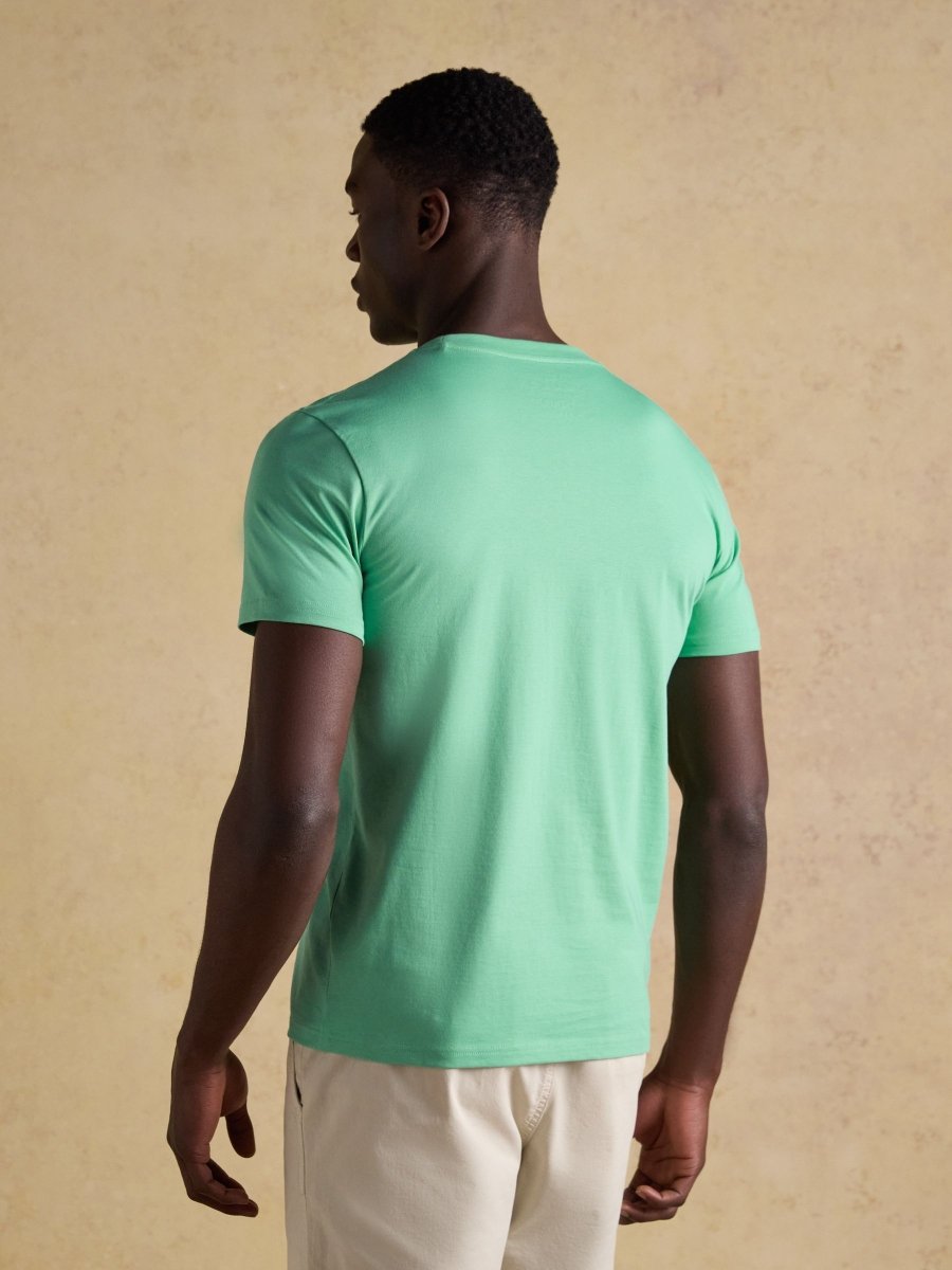 Everyday Light Green Classic Fit Cotton T-Shirt - RUTHERFORD & Co
