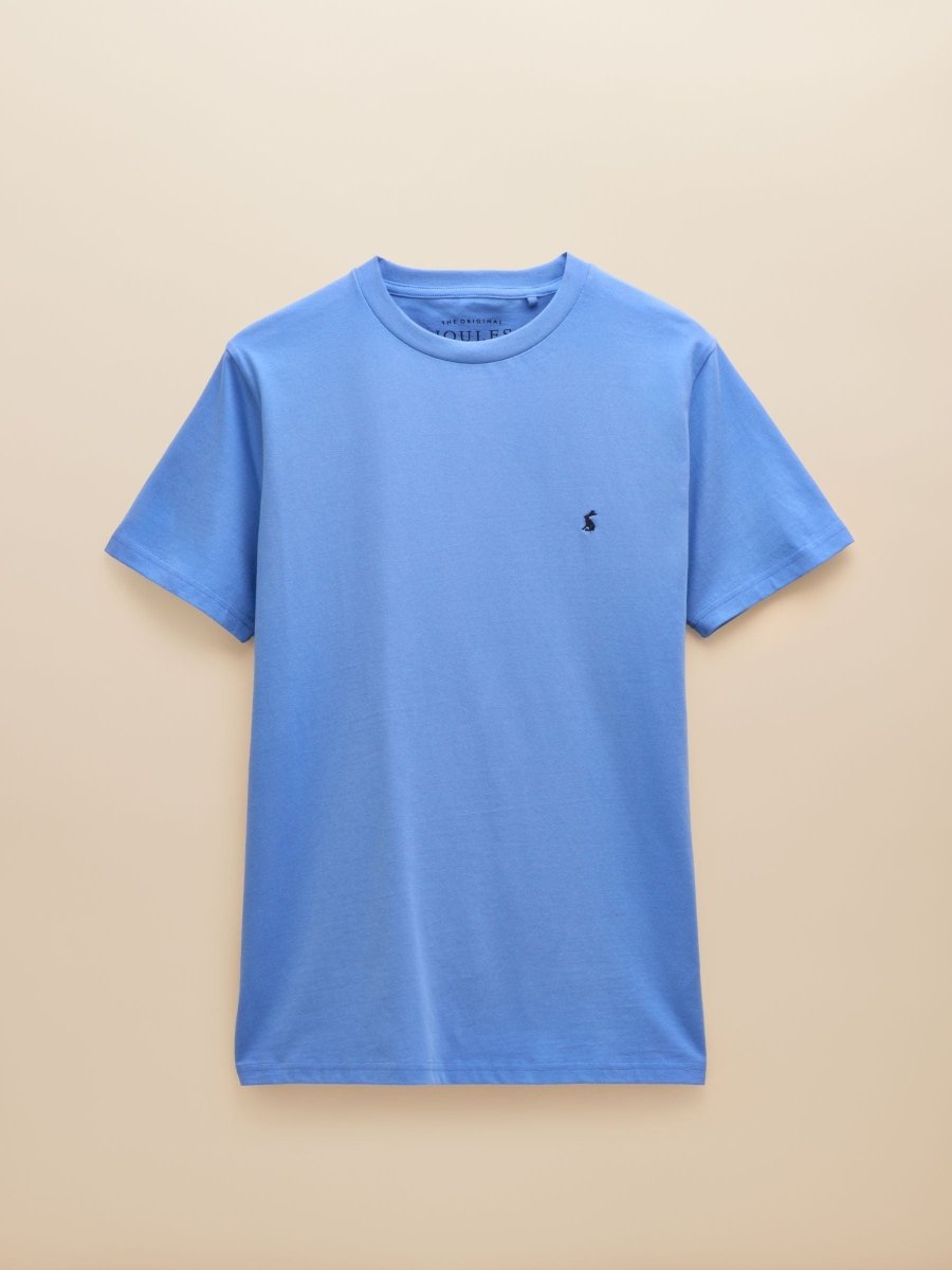 Everyday Mid Blue Crew Neck T-Shirt - RUTHERFORD & Co
