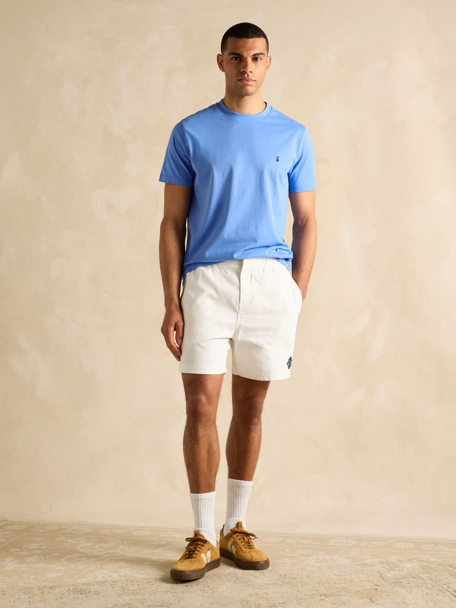 Everyday Mid Blue Crew Neck T-Shirt - RUTHERFORD & Co