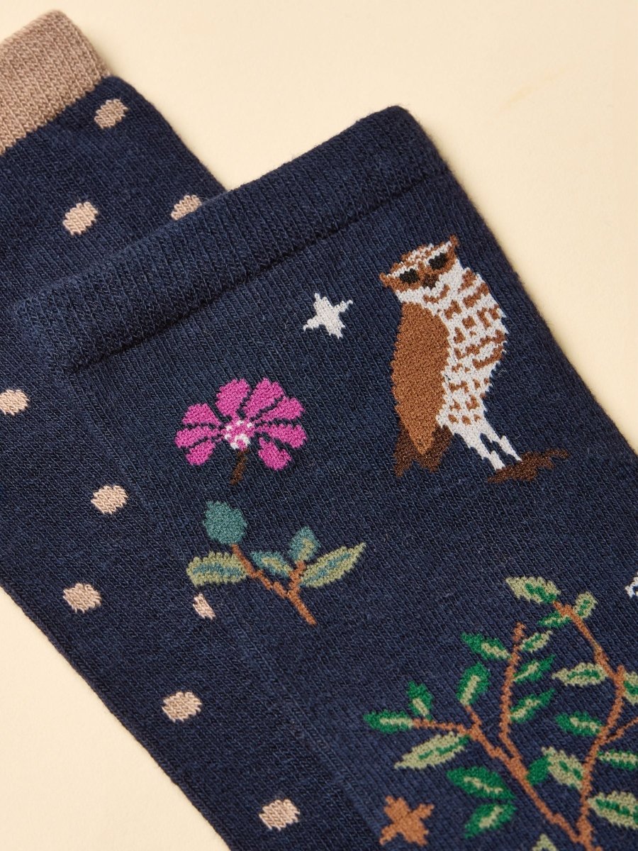 Everyday Multi Navy 2 Pack Socks - RUTHERFORD & Co