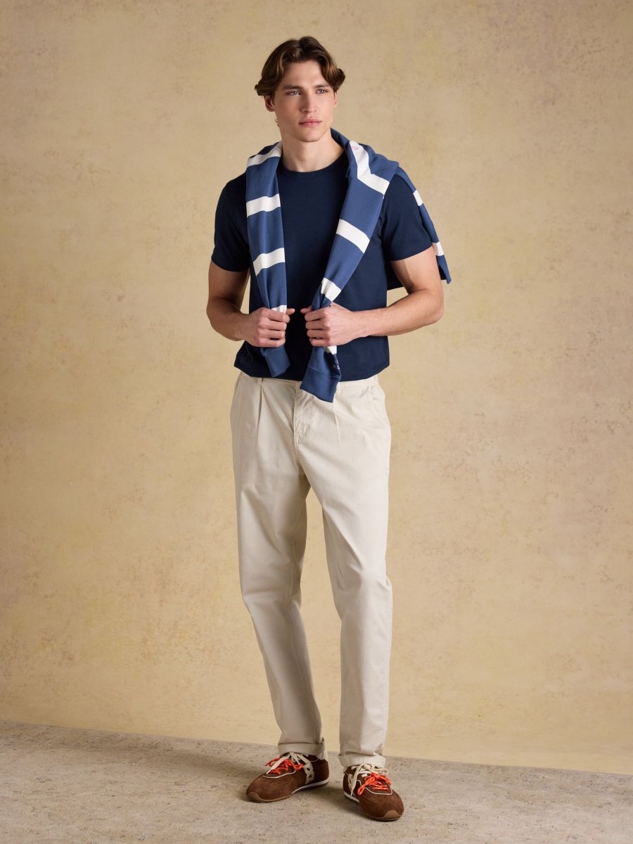 Everyday Navy Classic Fit Cotton T-Shirt - RUTHERFORD & Co