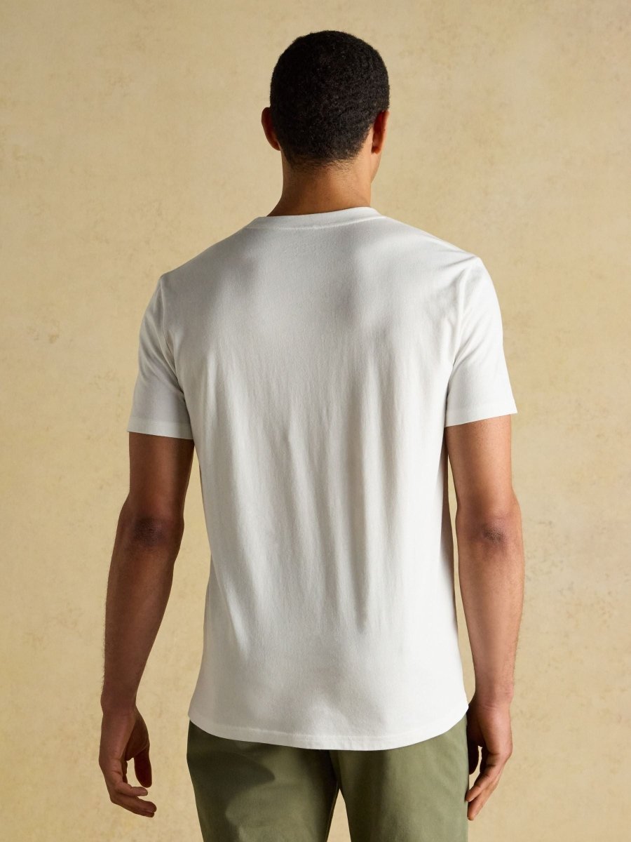 Everyday White Classic Fit Cotton T-Shirt - RUTHERFORD & Co