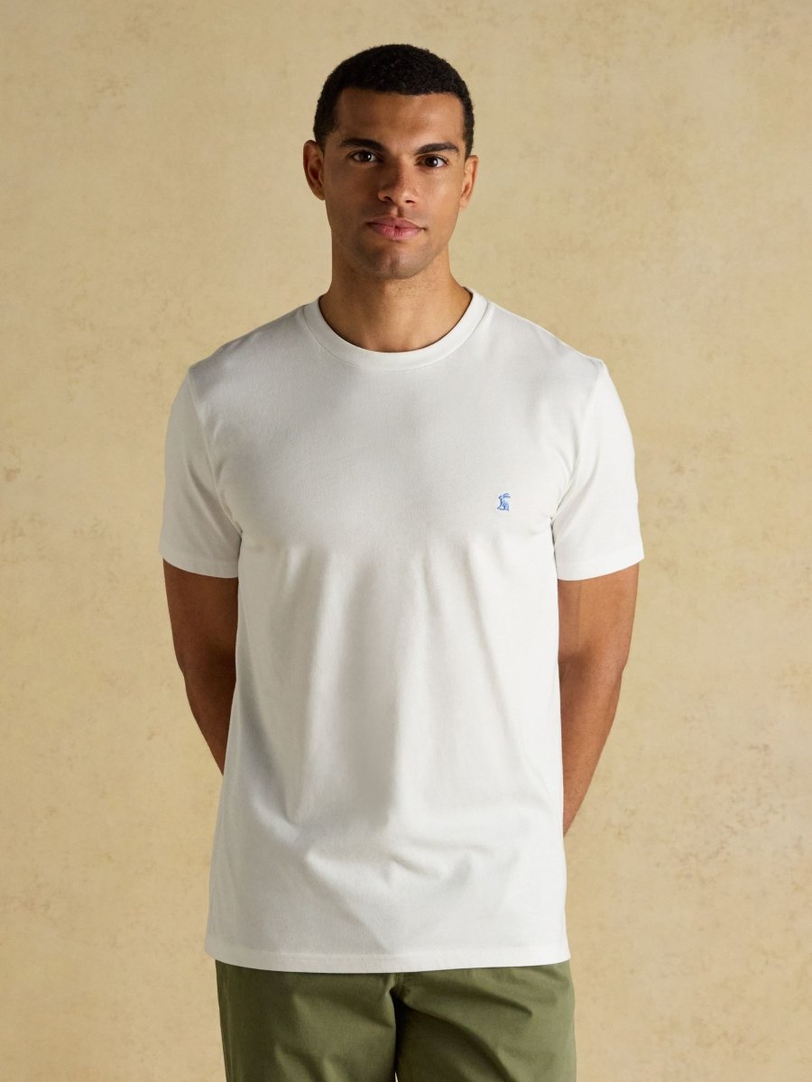 Everyday White Classic Fit Cotton T-Shirt - RUTHERFORD & Co
