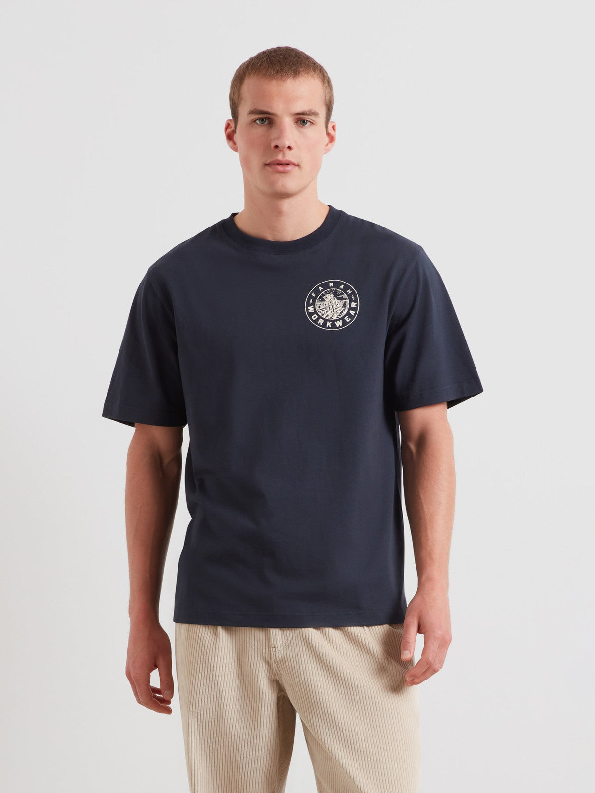 Haise Graphic T-Shirt In True Navy