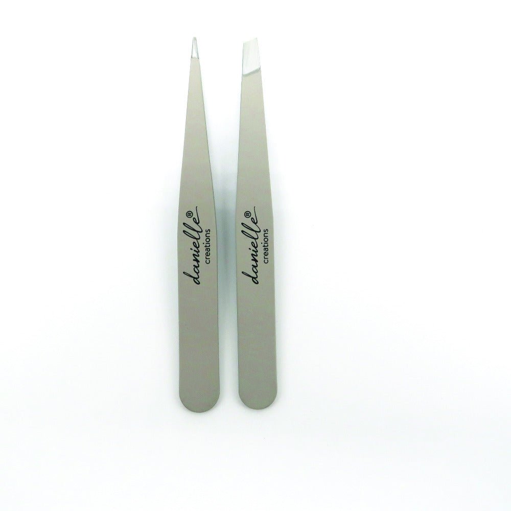 Eyebrow Tweezer Set Duo Hair Pluck Removal For Brows - RUTHERFORD & Co