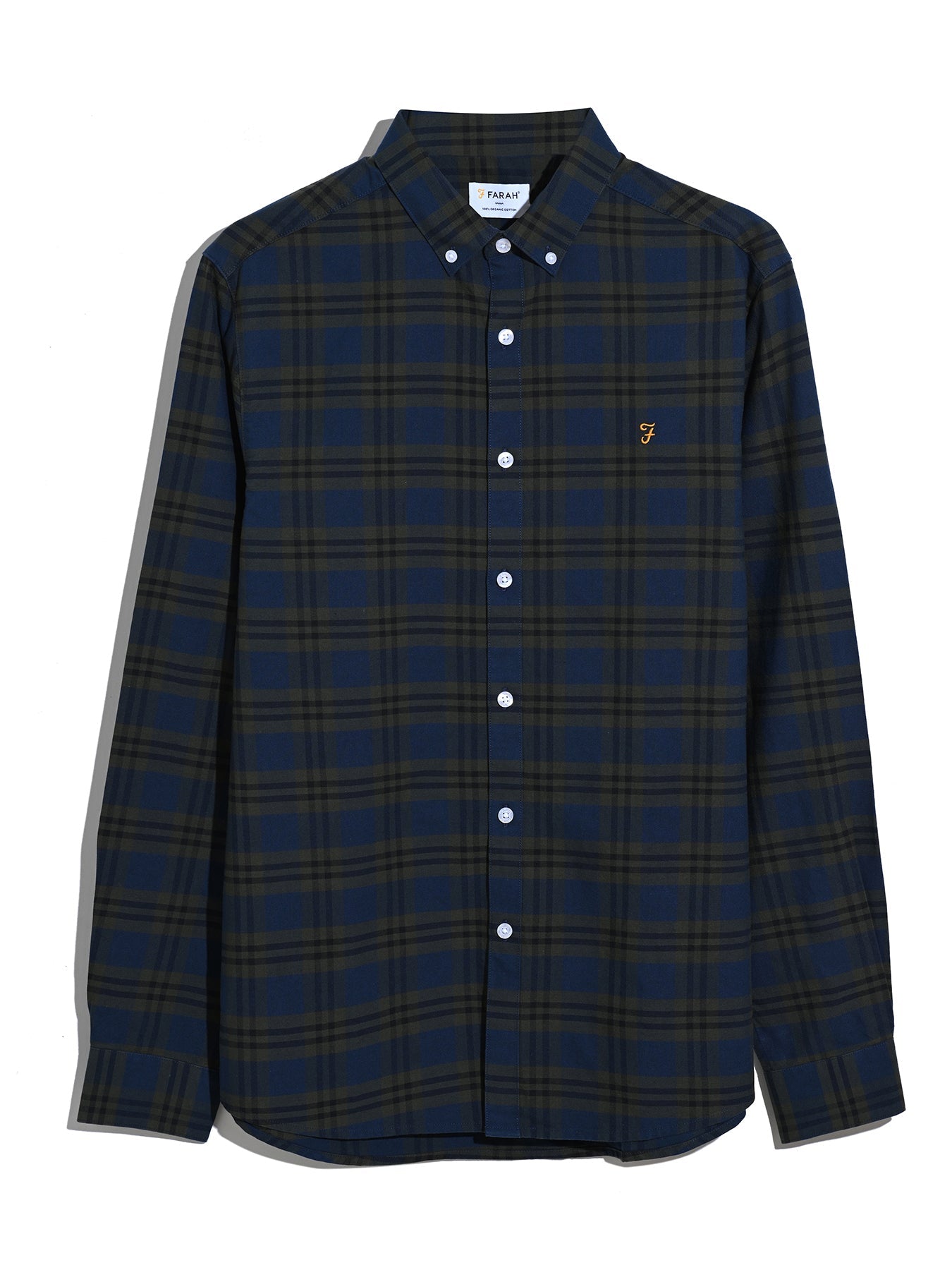 Brewer Check Oxford Shirt In Evergreen