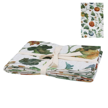 Fabric Table Runner 200cm – Pumpkin/Tendril Vines - RUTHERFORD & Co